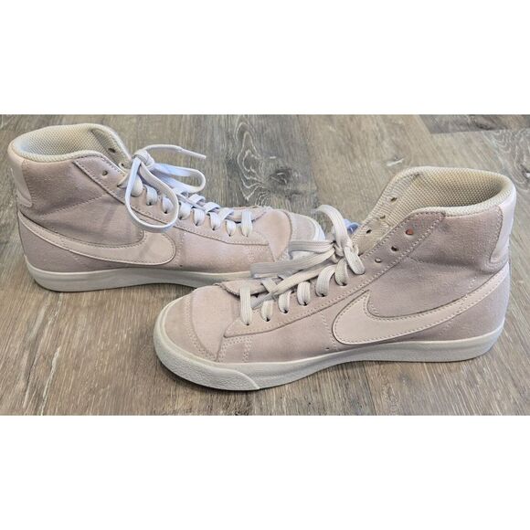 Nike High Top Sneakers Suede Classic Retro Basketball‎ Style Casual Shoes sz 5.5 - Picture 5 of 8